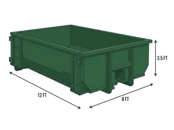 10 yard roll-off dumpster