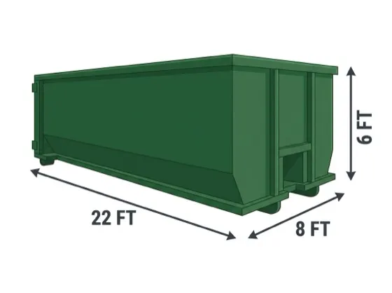 30 yard roll-off dumpster