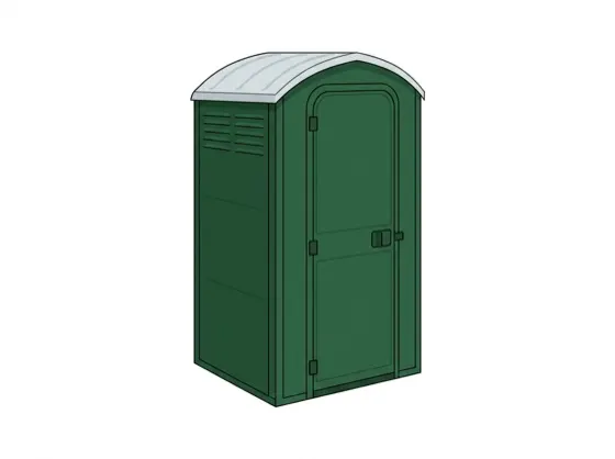 Standard porta potty unit