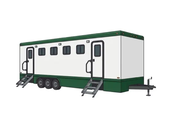 8 to 10 stall restroom trailer illustration