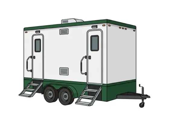 2-stall shower trailer illustration