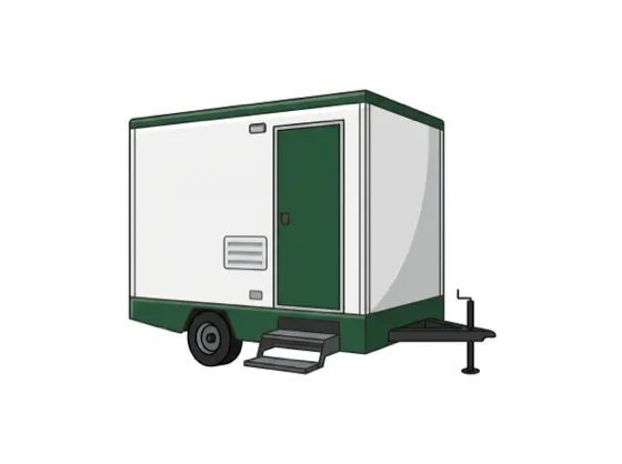 Single shower trailer illustration